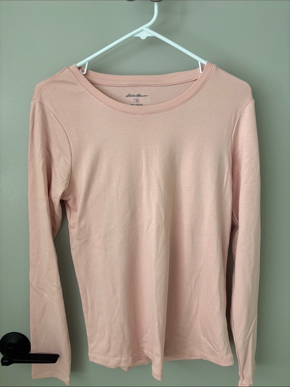 Eddie Bauer Pale Pink Long Sleeve Tee